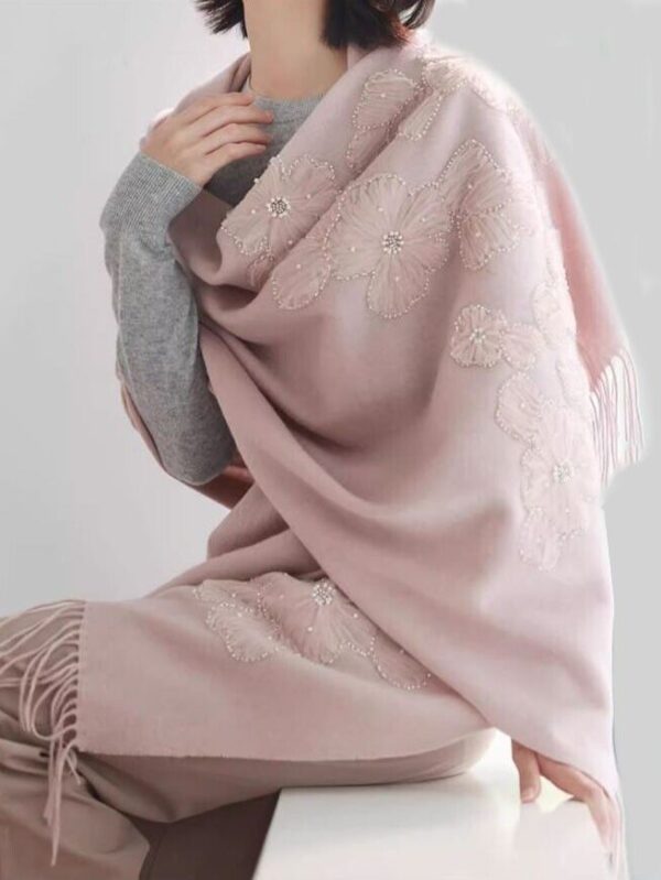 Women's Brand New 100% Wool Elegant Wrap Cape Shawl - Image 9