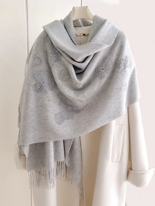 Women's Brand New 100% Wool Elegant Wrap Cape Shawl - Image 12